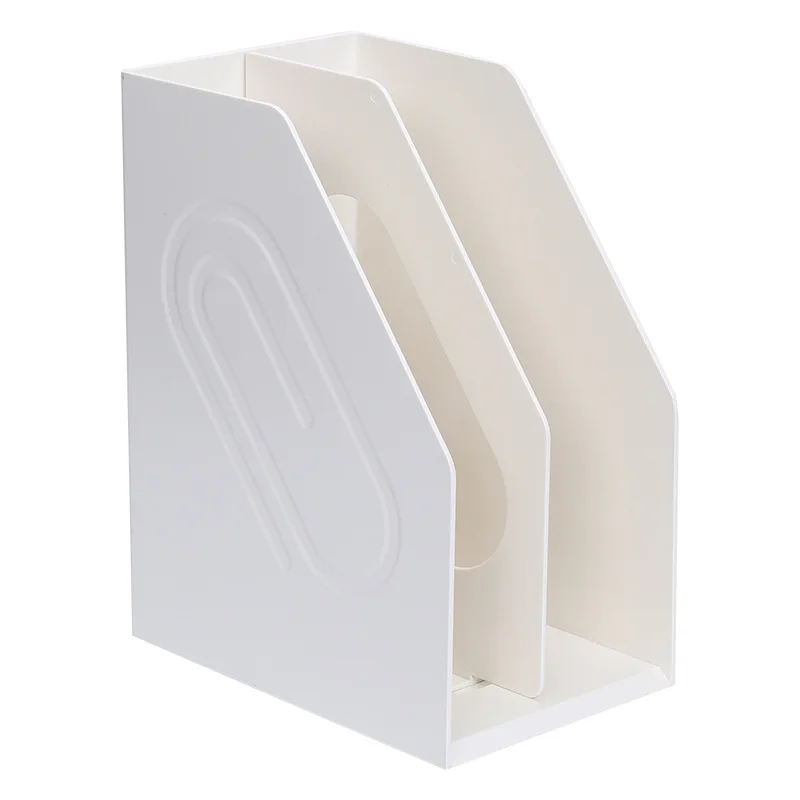 Detachable Magazine File Storage Rack DIY Office Sundries Book Stand Table Document Filing Box Organizer Bookends | Дом и сад
