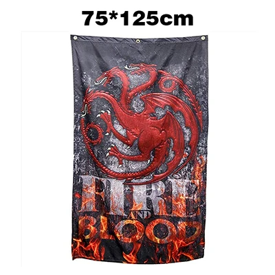 TARYARGEN 75x125 YAZANIE LANNISTER STRAK TARYARGEN Игра престолов пользовательские флаги Песнь Льда и Огня украшения дома флаги и баннеры - Цвет: TARYARGEN 75x125