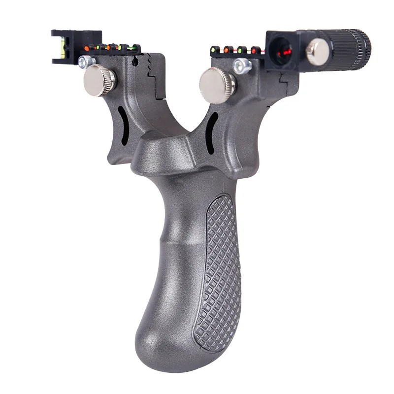 Охотничья стреляющая катапульта Рогатка высокоточная плоская кожаная из