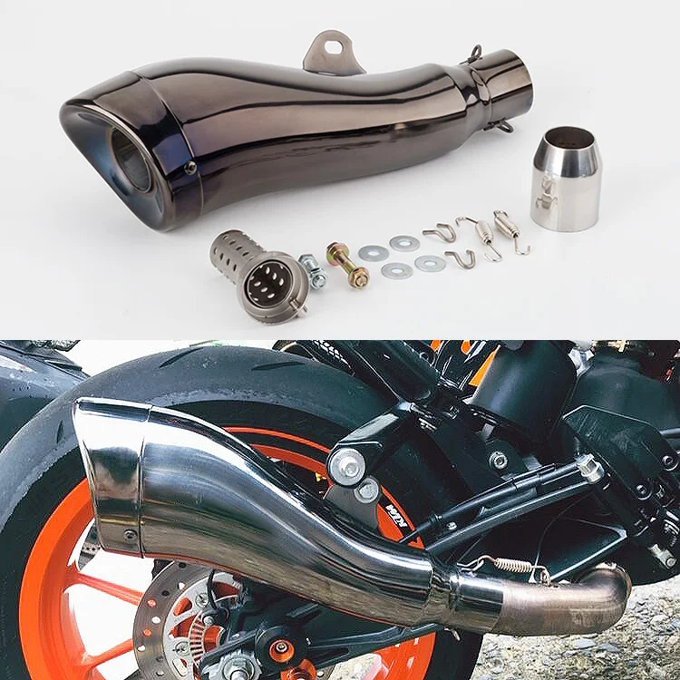 36 51 мм Универсальный мотоцикл выхлопной трубы глушитель CB1000R Ninja650 Z400 GSXR750 Z900 LC150 R25
