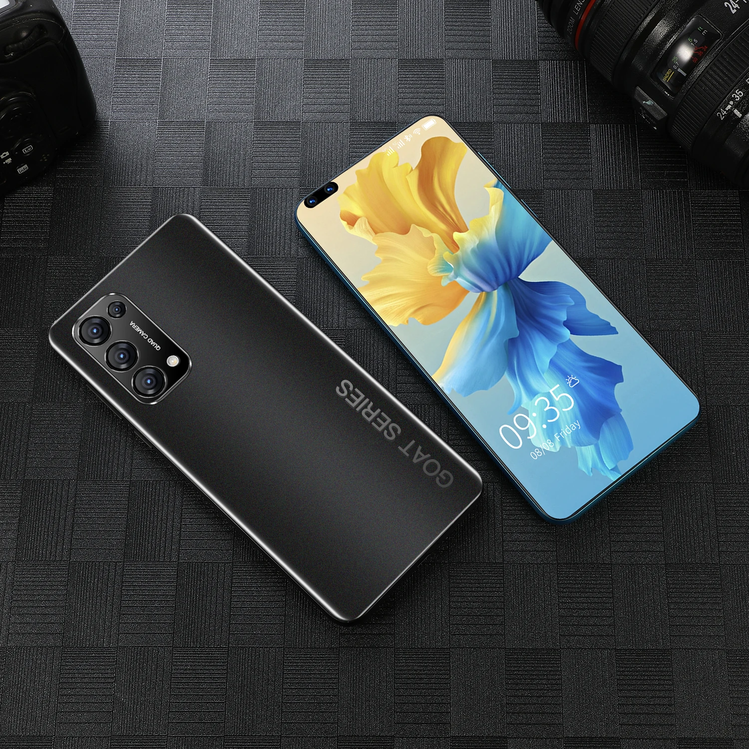 

Reno5 Pro 2021 7.3 Inch Digging Screen Deca Core Smart Phone 12GB+512GB 5G Network Dual SIM Face Fingerprint Unlock Mobile Phone