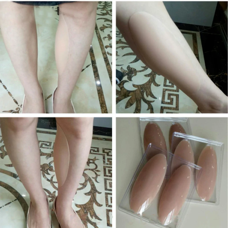 Fashion Silicone Leggings Care Self-adhesive Gel Pads for O-shape Leg or Thin Leg Body Shape Handmade Shape Wear Handmade Gifts
