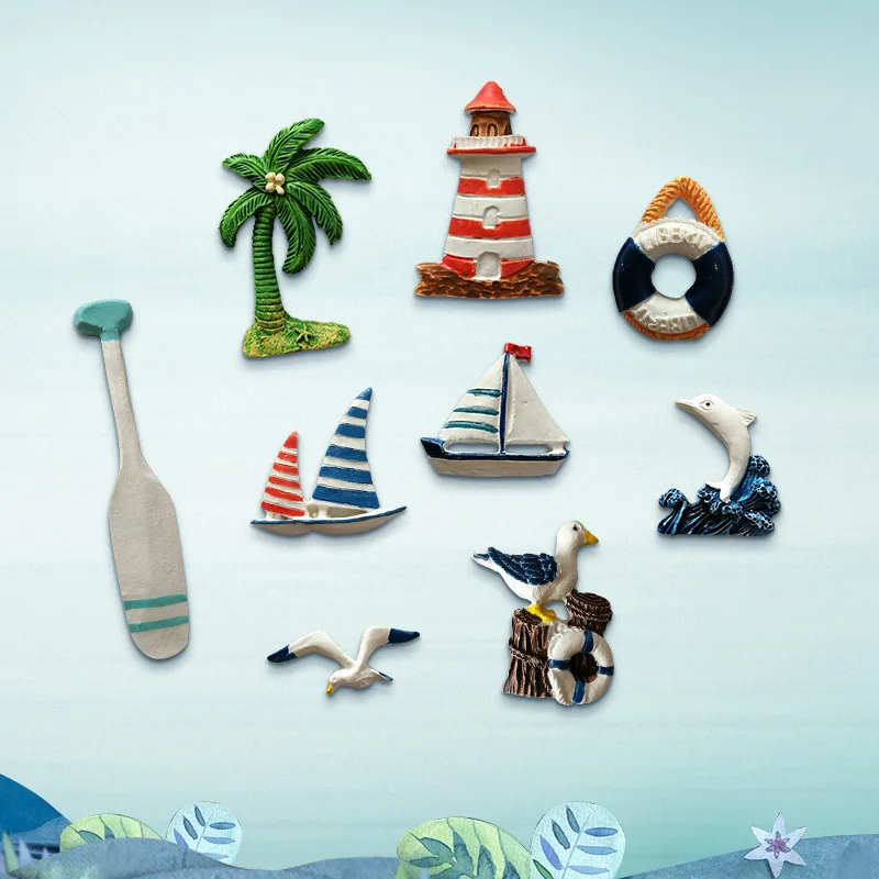 Креативный холодильник из смолы изысканный стерео магнит мультфильм стикеры на