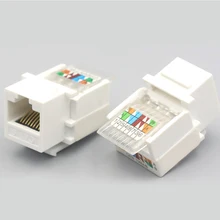 5PCS RJ45 CAT5E  CAT6 UTP Tool-free  Cable Adapter  AMP Network Cable Socket Module Connector