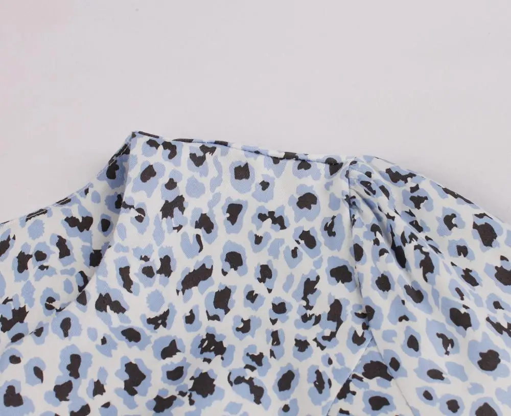 

SISHION Women Spring Autumn Dress Leopard Print With Belt Cotton Dress Fashion O-Neck Animal Pattern Female Dresses SP1208