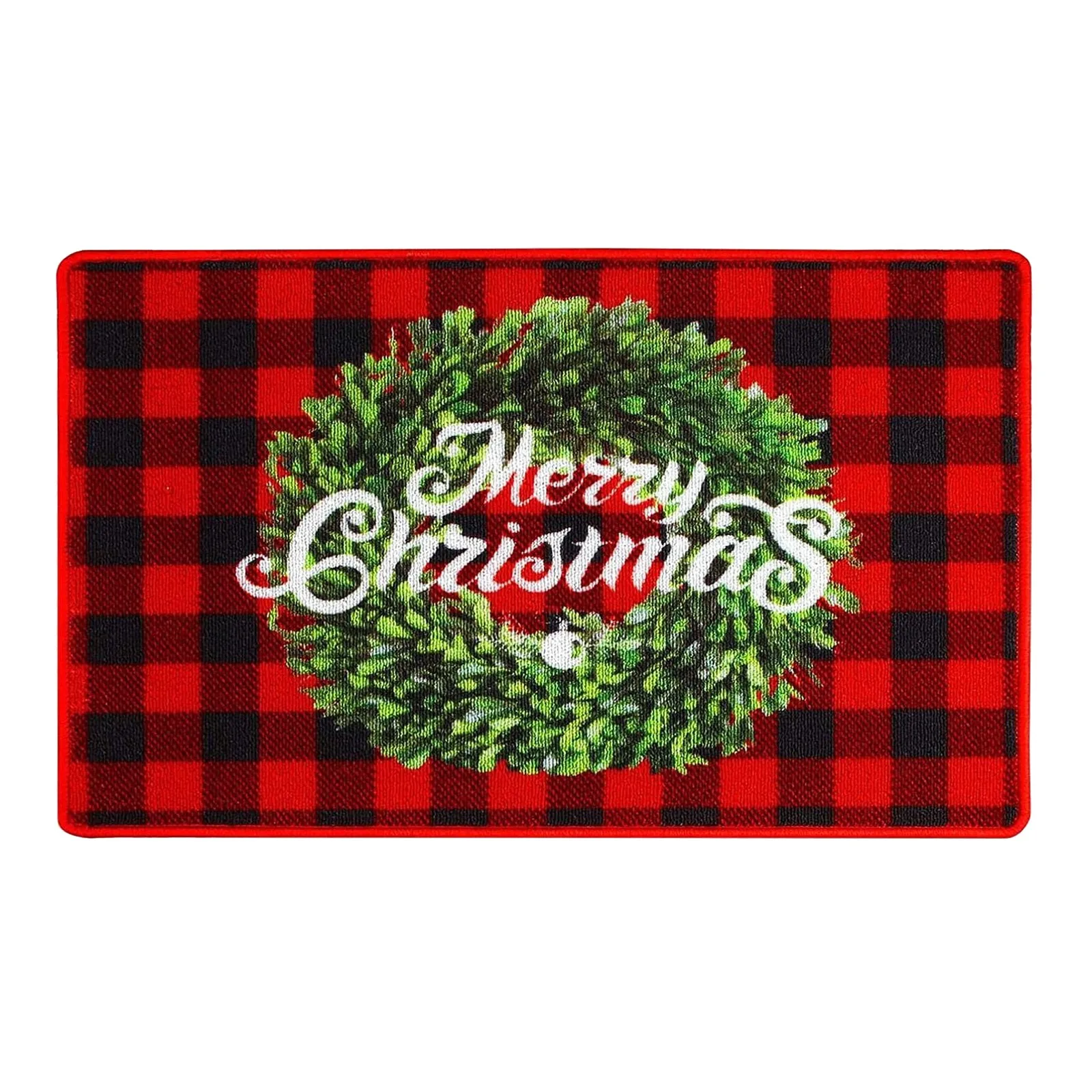 Напольный коврик фланелевый не скользящий для входной двери с надписью