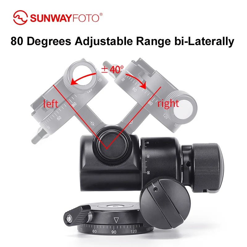 SUNWAYFOTO GH PRO II для камеры Sony Nikon Canon DSLR панорамная головка Arca Swiss штатива