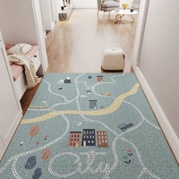 nordic hopscotch pvc non slip mat living room mat front entrance door mat carpet home door mat custom can be cut home mat carpet