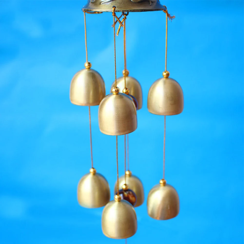 

Home Amazing 6bells Window Garden Yard Living Room Copper Hanging Outdoor Wind Chimes