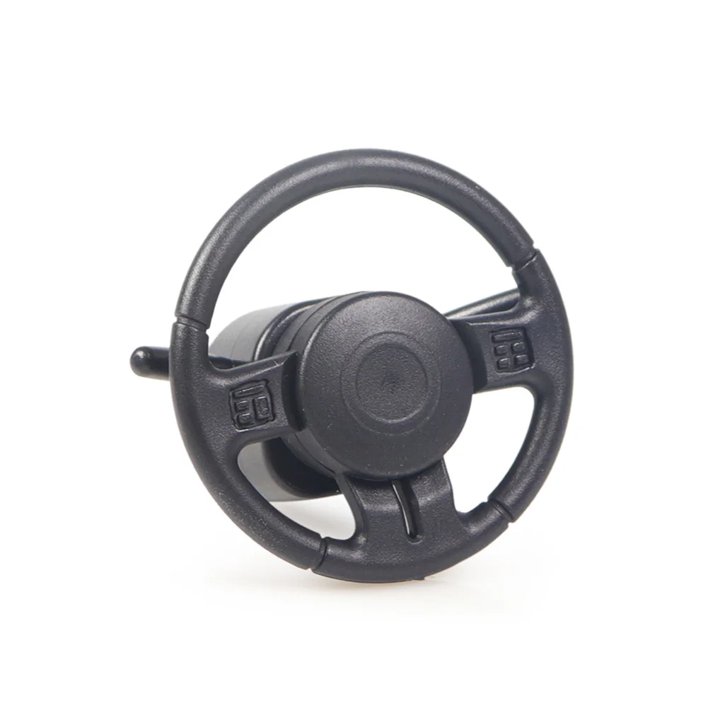 TRX4 SCX10 1/10 Accessories Drifting Interior Plastic Durable Crawler Black RC Car Universal Steering Wheel Mini Simulation | Игрушки и
