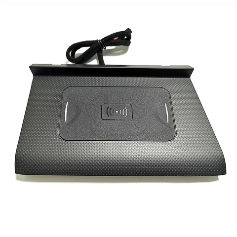 Автомобильное беспроводное зарядное устройство для VW Tiguan Allspace Tiguan MK2 Tharu 2017-2021 15 Вт, зарядное устройство для телефона, держатель для быстрой зарядки, аксессуары