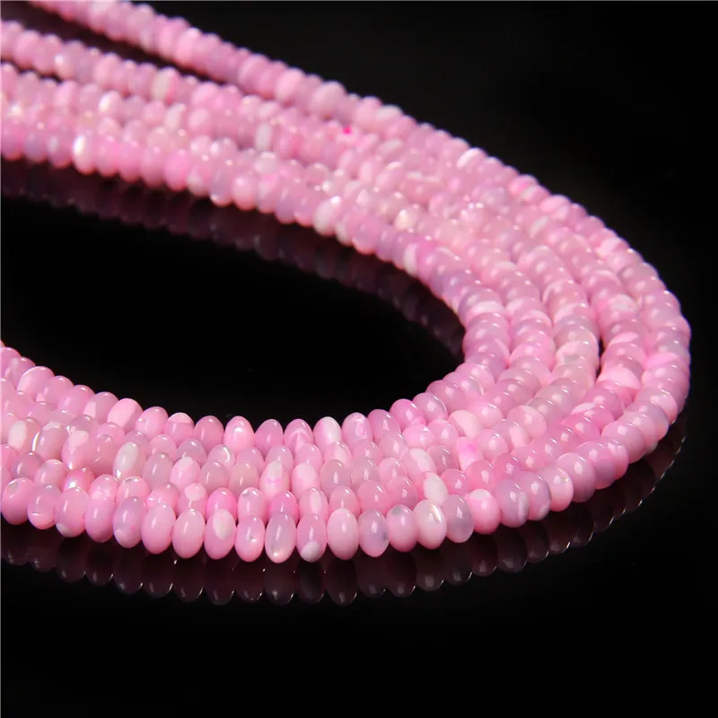 3x5 мм натуральный жемчуг устричная ракушка круглые бусины Abacus Перламутровые