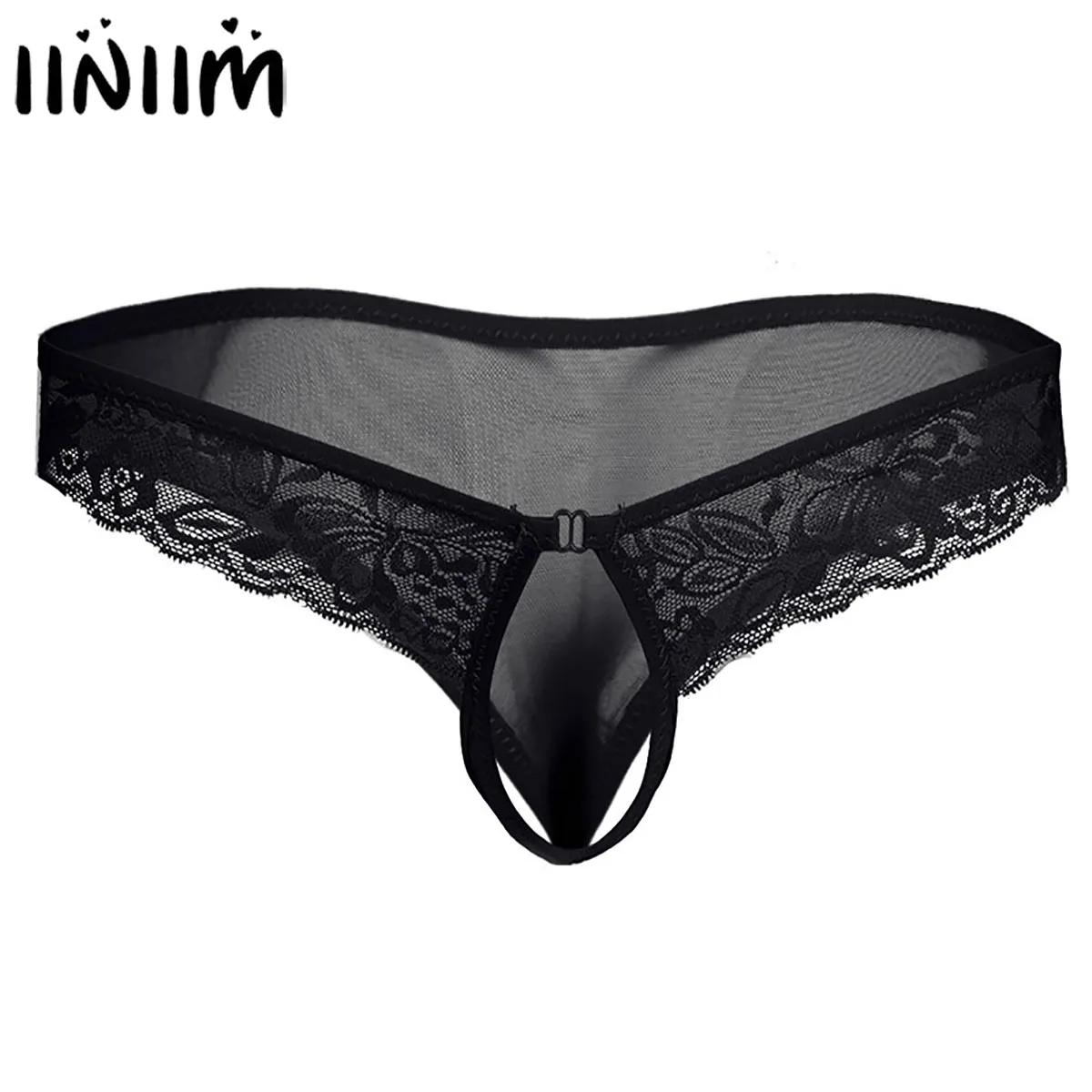 

Нижнее белье мужское, сексуальное, прозрачное, с кружевом