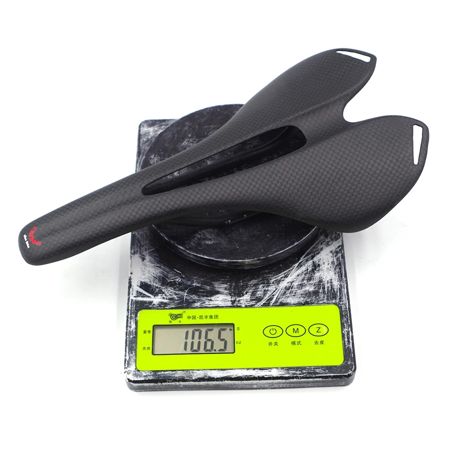 Полностью карбоновое седло WCS черное велосипедное для горного велосипеда легкое