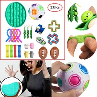 23 pcs fidget sensory toy set for kids and adults autism anxiety stress relief interesting gifts kit for children