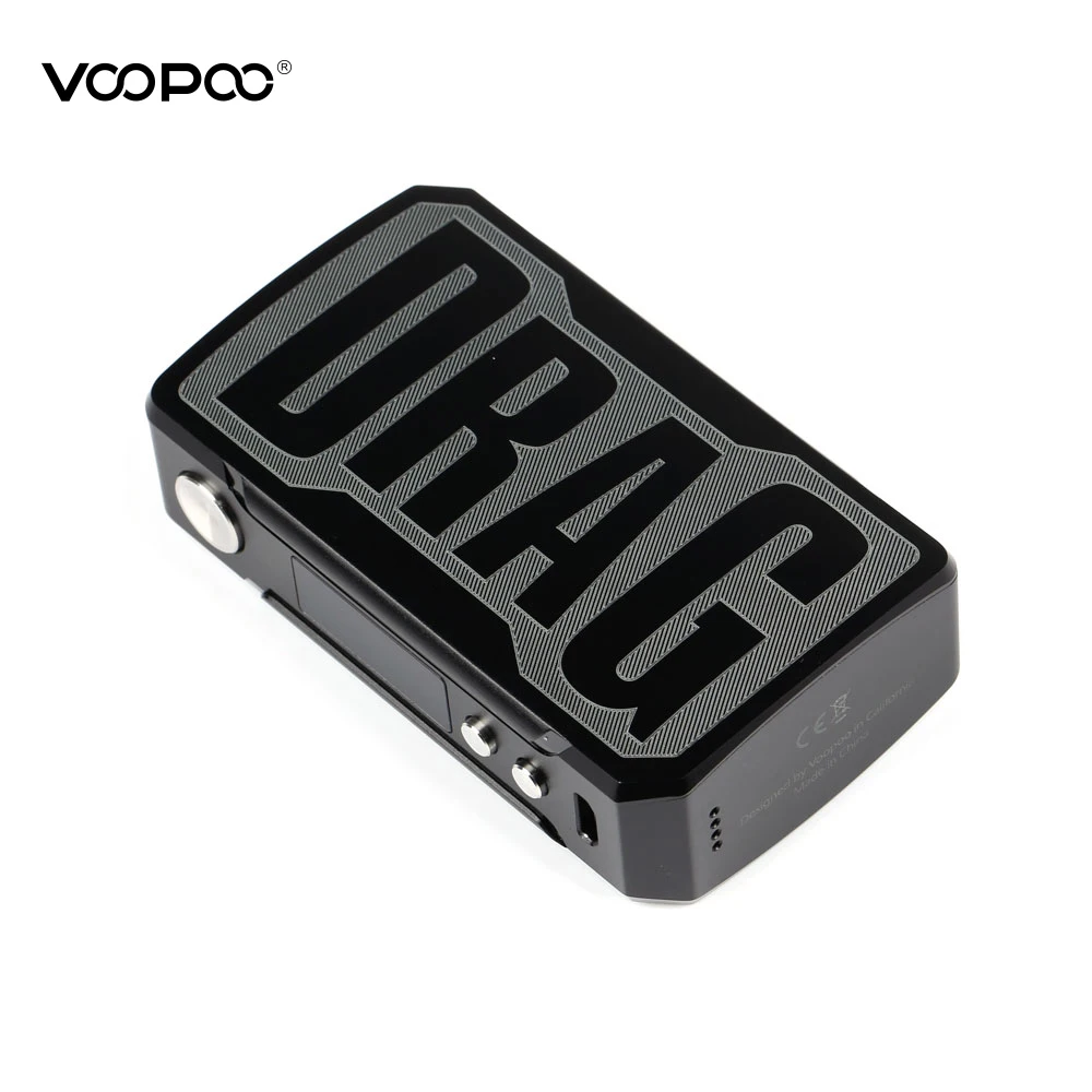 Оригинальный VOOPOO DRAG 2 box mod Dual 18650 батарея 5 Вт 177 TC Fit 510 нить атомайзер электронная