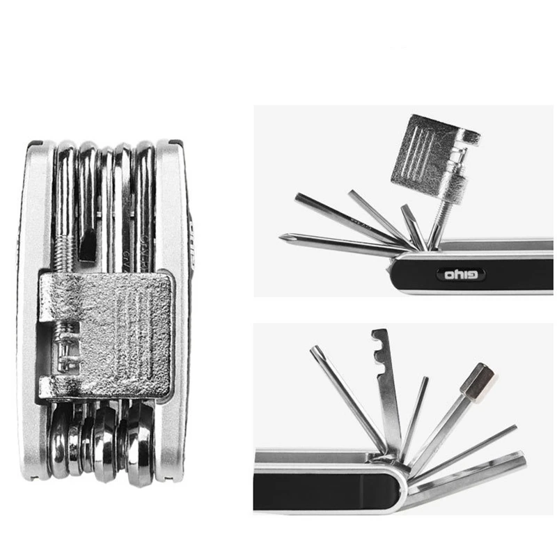 Многофункциональные складные инструменты для ремонта велосипеда 13 в