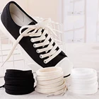 Шнурки 1 пара, Классические Плоские двухслойные плетеные шнурки 100 см120 см140 см160 см, спортивные холщовые повседневные шнурки, доступная длина
