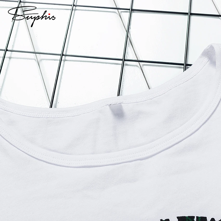 Suphis летний сексуальный укороченный топ с принтом губ белая женская футболка