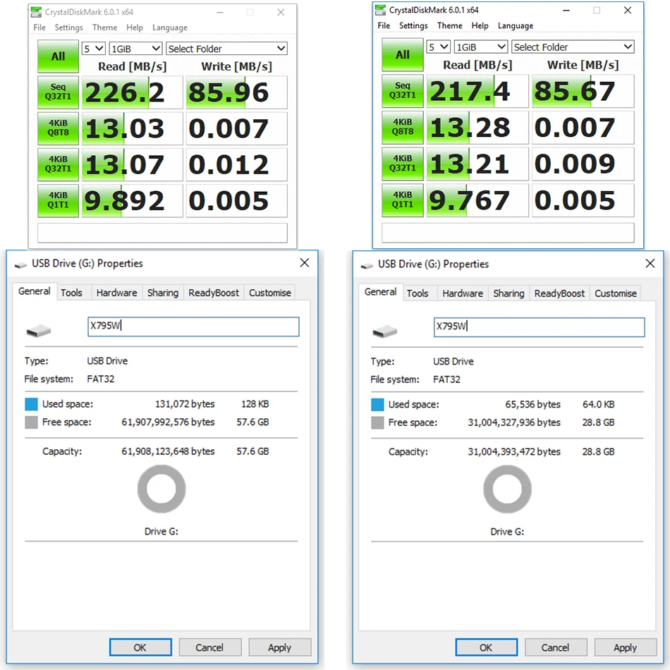 Металлический флеш накопитель HP USB 128 ГБ 64 32 16 высокоскоростная карта памяти для