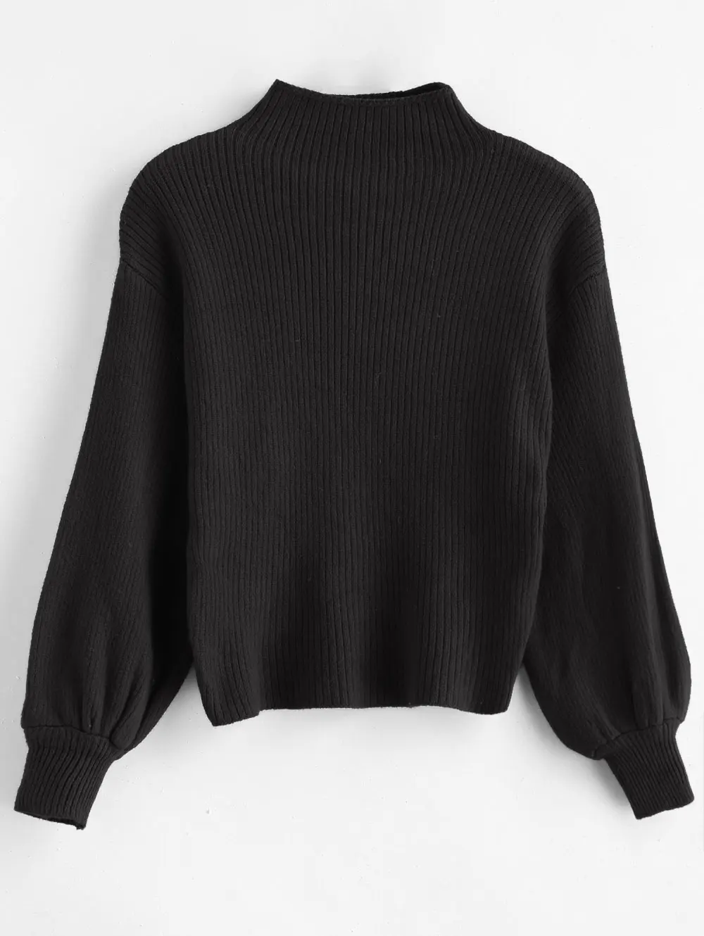 ZAFUL New Turtleneck Sweater Women Pullover Elasticity Knitted Ribbed Slim Jumper Autumn Winter Basic Female Top | Женская одежда