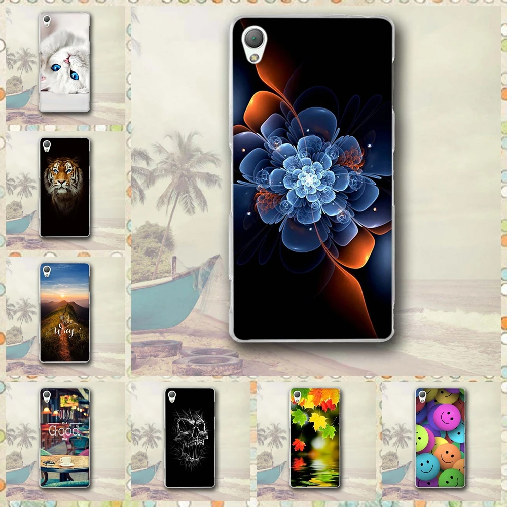 Чехол для Sony Xperia Z3 L55T Роскошный чехол с цветочным рисунком рельефный сотового