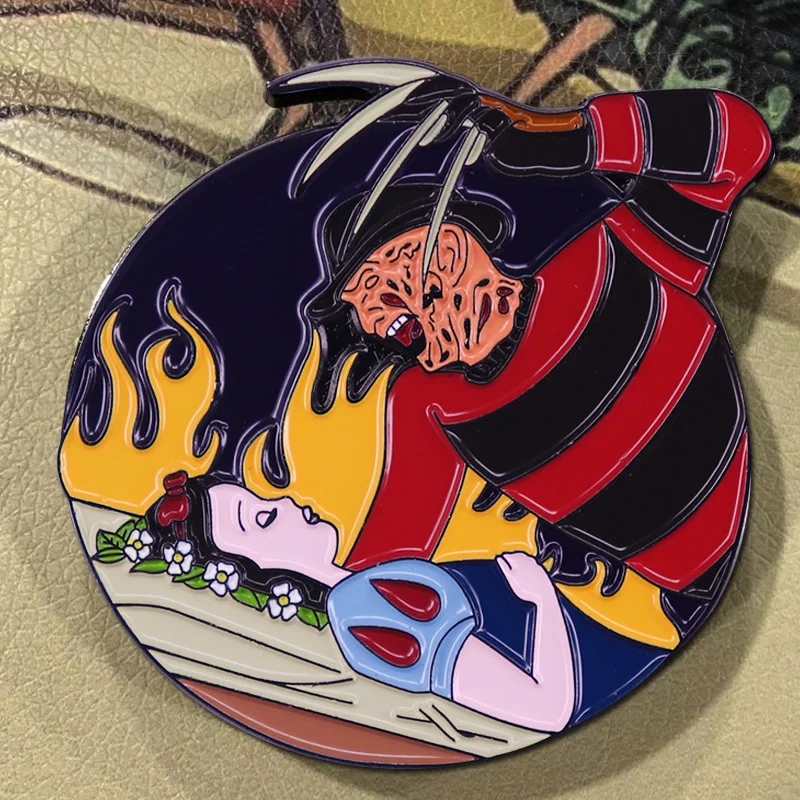 LT1108 забавная эмалированная заколка для лацкана в стиле Хэллоуина значок одежды