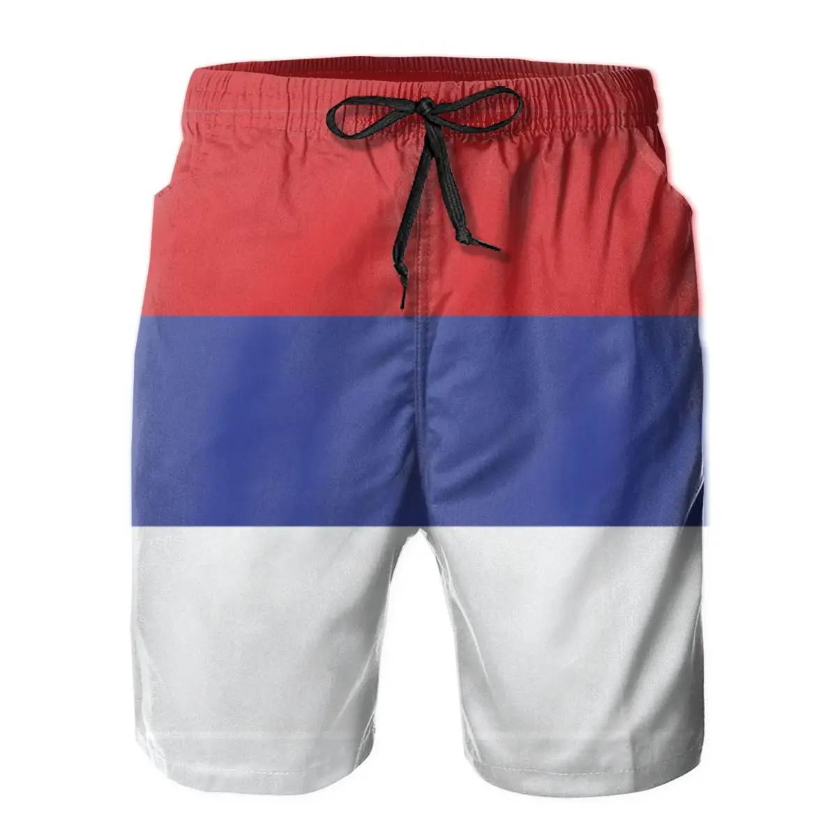 

Male Shorts Beach R333 Breathable Quick Dry Humor Graphicrunning Russia Flag