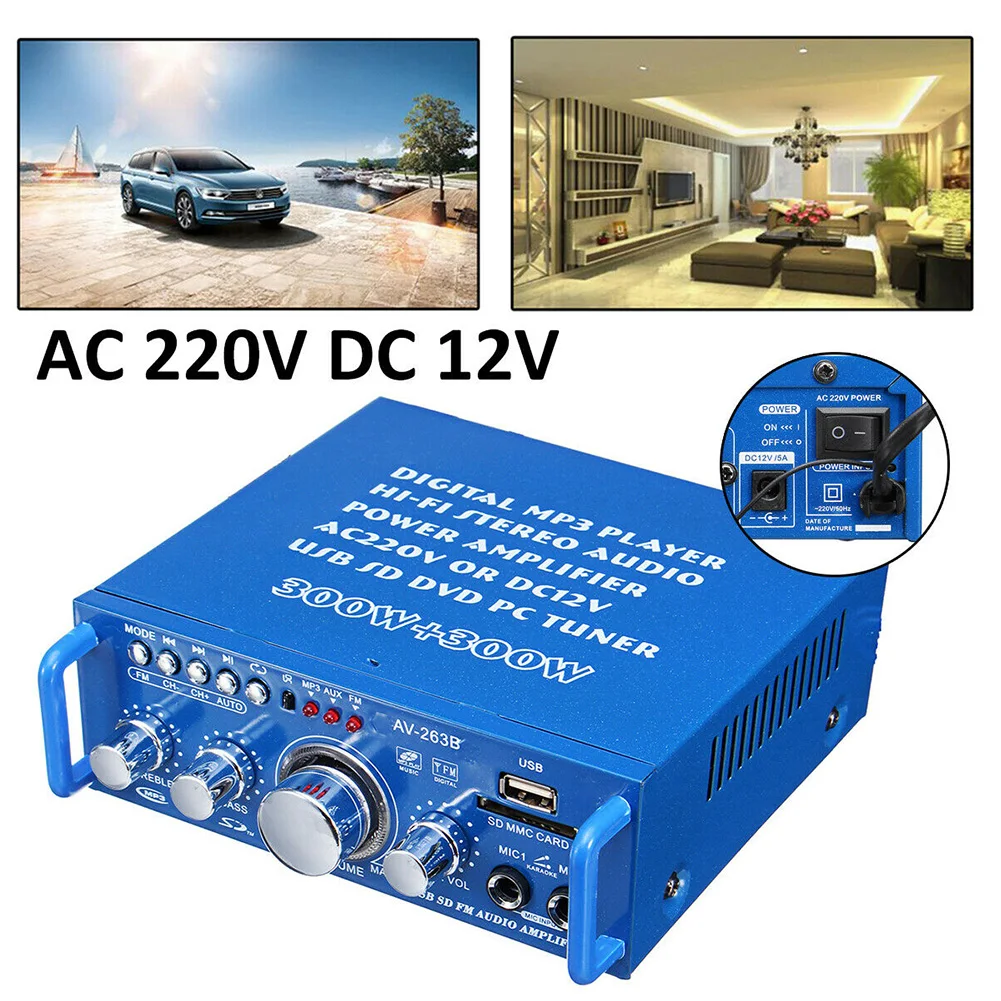 Карточная вставка автомобиля Универсальный звук Двойные каналы новости