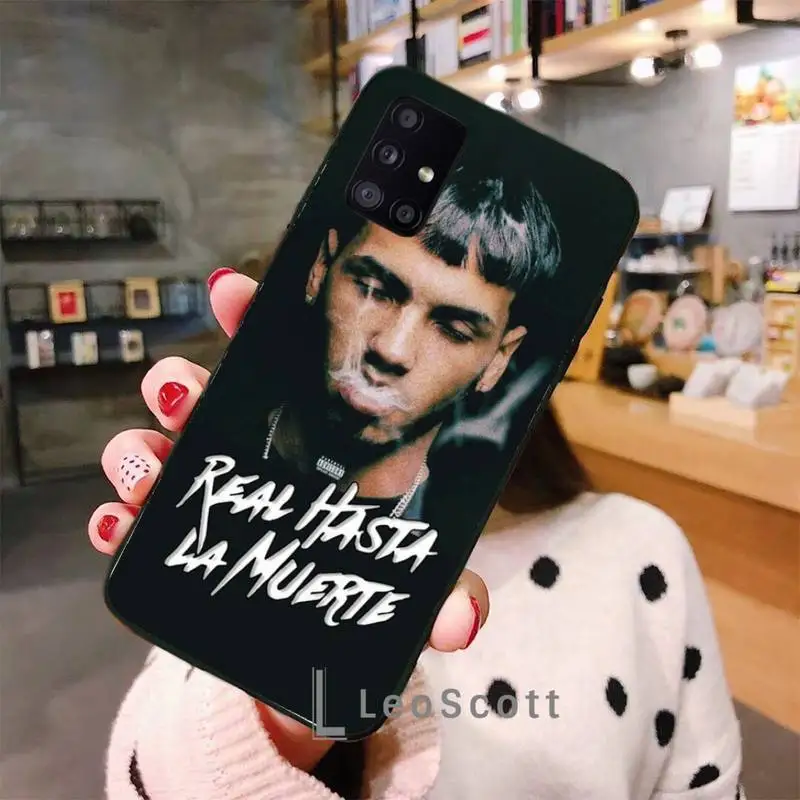 

Rapper Anuel AA Real Hasta La Muerte Phone Case For Samsung galaxy S 7 8 9 10 20 edge A 6 10 20 30 50 51 70 note 10 plus