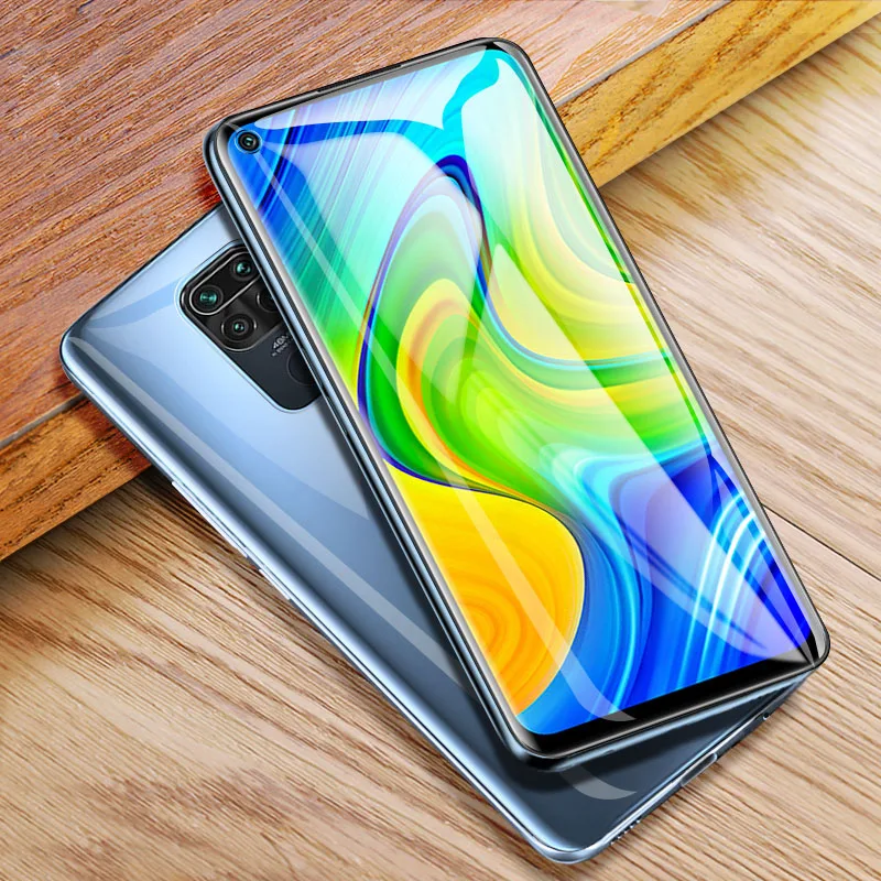 2 шт гидрогелевая пленка + стекло для камеры redmi note9s гидрогель note 10 pro xiaomi 9 s glass 9pro