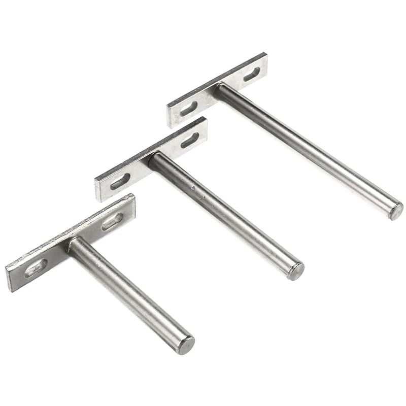 10 шт. 3 дюйма 4 5 дюймов складной кронштейн для полки скрытые плавающие настенные