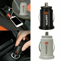 GRIFFIN Twin USB Car Charger Cigarette Lighter Adapter Charger Power Adapter for GPS for All Smart Phones for Iphone for Xiaomi