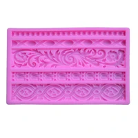cake silicone mold beautiful flower pattern decoration diy chocolate cake dessert bread mousse jelly decorating clay molds