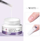 Гель для наращивания ногтей, акриловый, белый, 20 мл