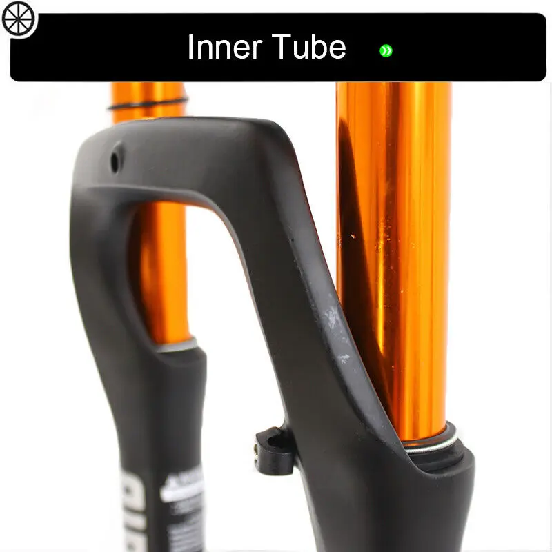 Подвесная вилка BOLANY MTB 26*4," Воздушный амортизатор 1-1/8" Пляжный Снежный велосипед 120 мм TravCel 9 мм QR 1-1/8 безрезьная вилка для горного жира