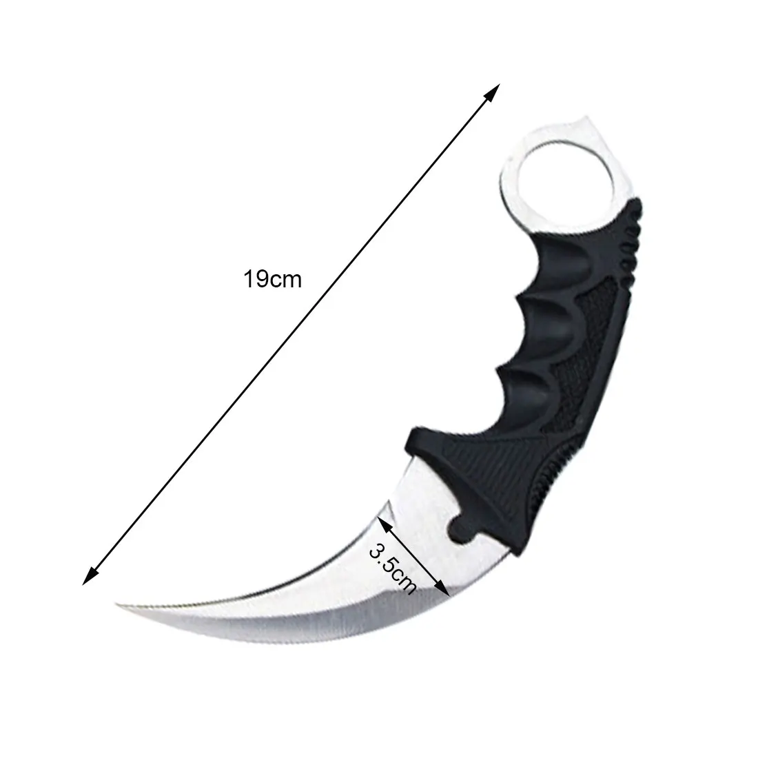 

CS GO Counter Strike claw Karambit Knife Neck Knife with Sheath Tiger Tooth Real game Knife red,blue,golden colors camping knife