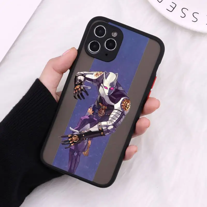 

Paradise Adventure JoJo Anime Phone Cases Matte Transparent For iPhone 12 Mini 11 Pro XR XS Max 7 8 Plus