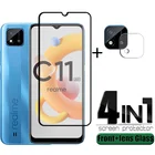 Защитное стекло для Realme C11 2021, C20, C11 2021, полное покрытие