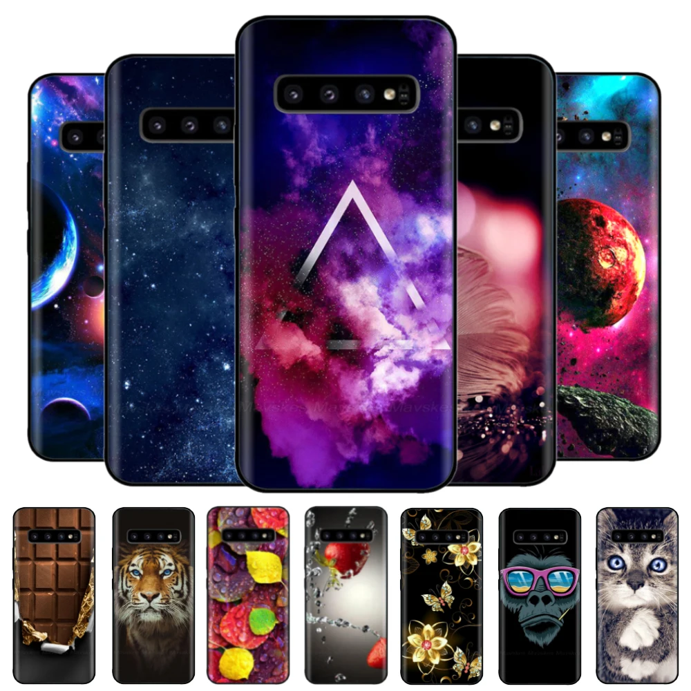 

For Samsung Galaxy S10 Silicone Case S10 Plus Soft TPU Case On For Samsung S10 Plus G975F S 10 SM-G973F Bumper S10 E Phone Case