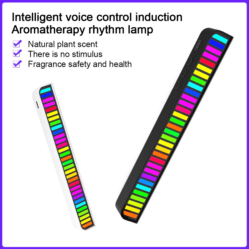 

Светодиодная лента для ароматерапии, умный черный светильник с управлением через приложение, 32 светодиода