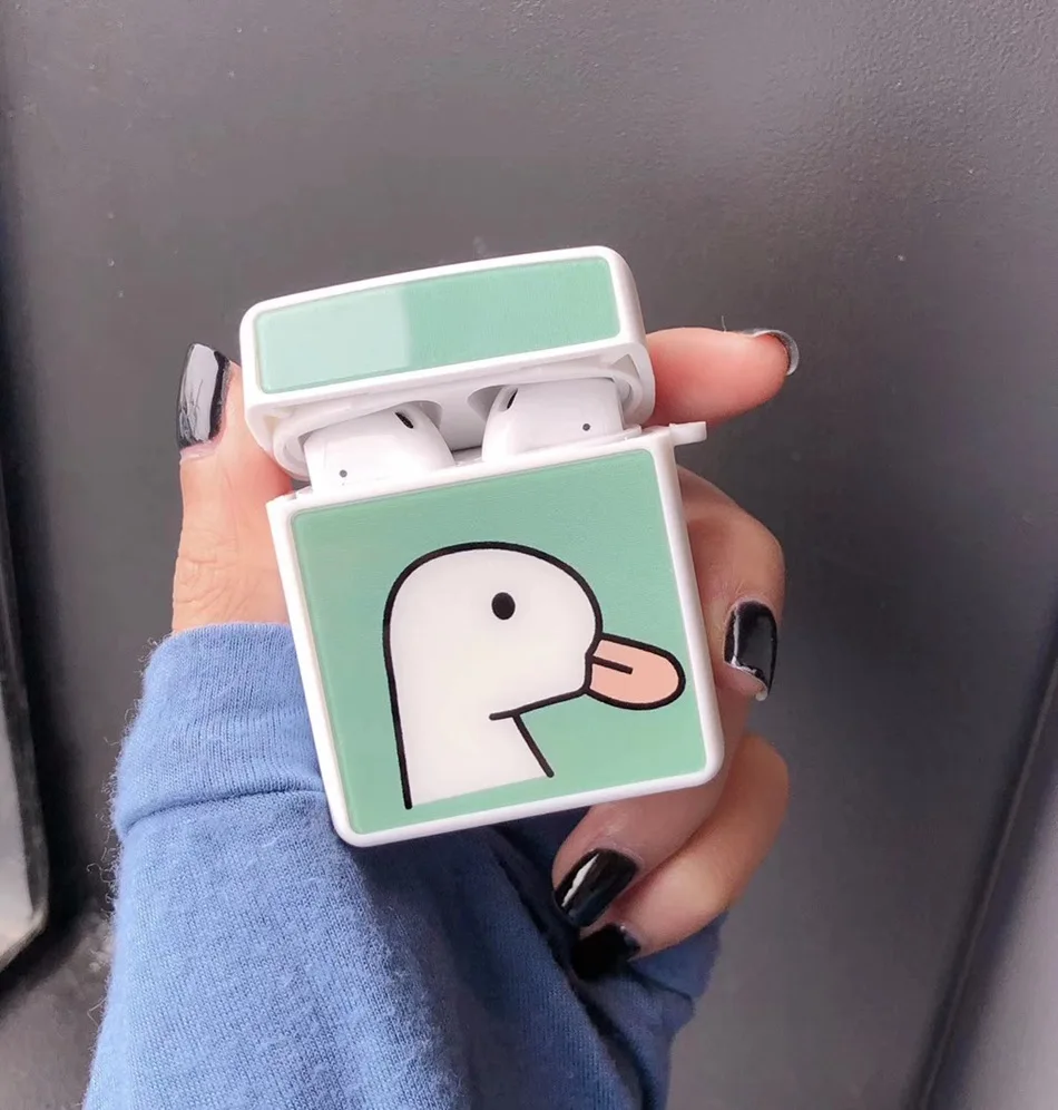 324A4 Чехол с 3D рисунком для Airpods, Модный чехол для наушников, чехол для Airpods 1 2, чехол для гарнитуры Etui, беспроводной чехол для наушников - Цвет: 324A4