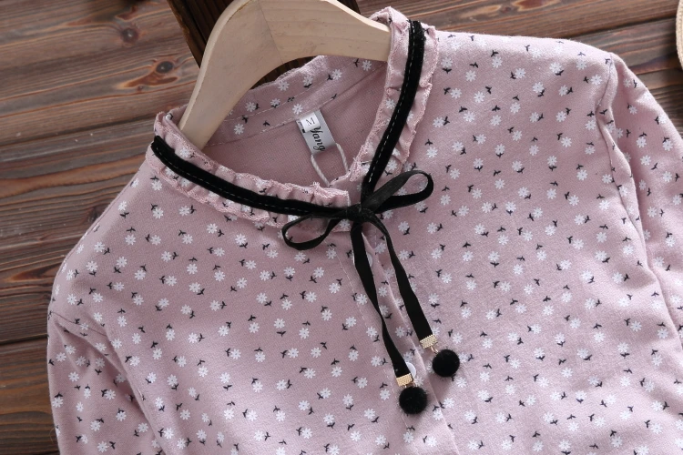 Женское платье с оборками на воротнике элегантное розовое в стиле преппи