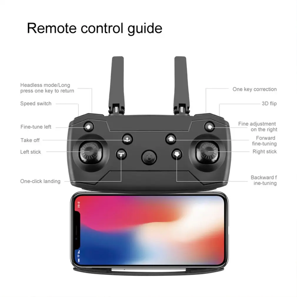 E88 Pro Drone 4k With High Definition Camera WiFi FPV Foldable 2.4G 6 Axis RC Quadcopter Altitude Hold |