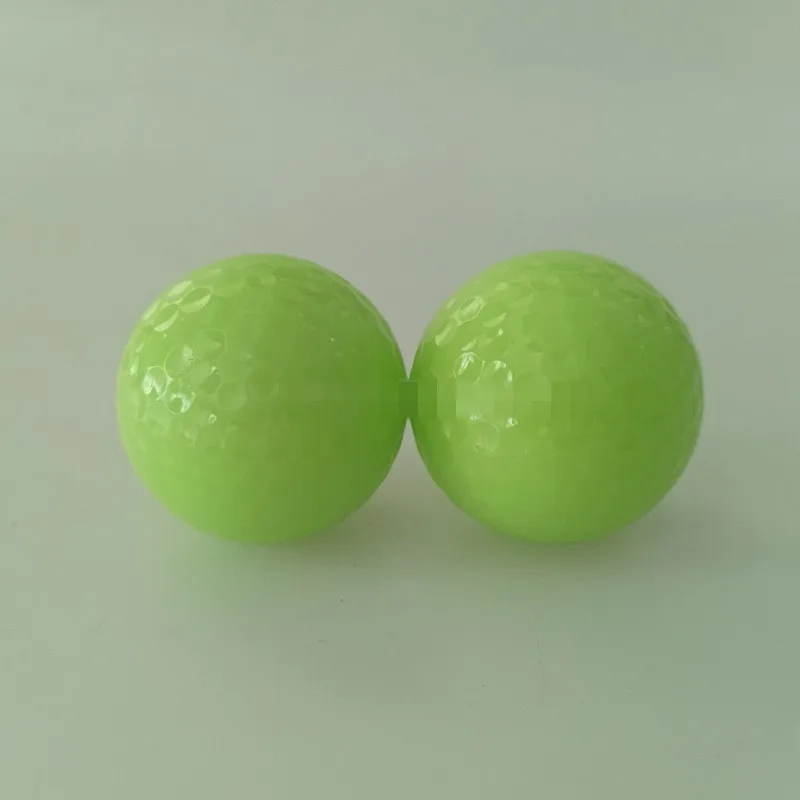 2Pcs/Lot Night Golf Balls Luminous Light Up Bright Glow Reusable Ball Accessories Fluorescent |