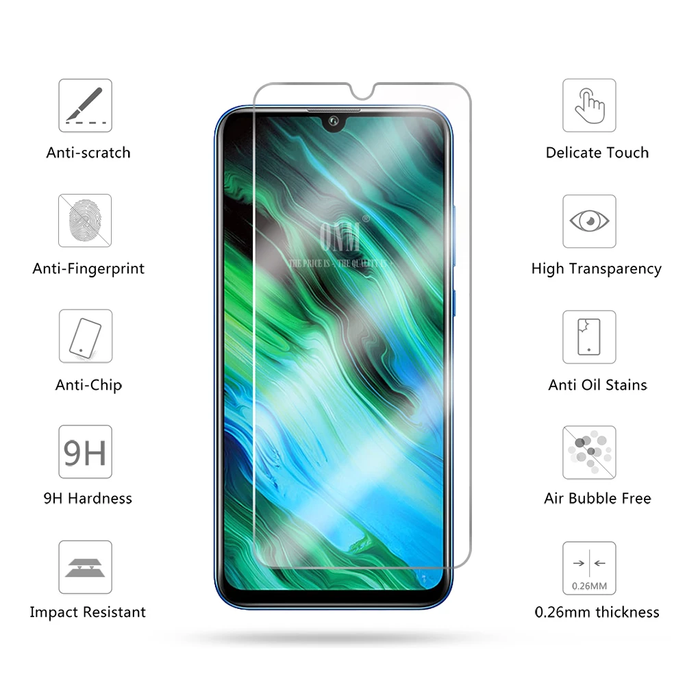2 шт закаленное стекло для Huawei Honor 20e Защита экрана 20 Lite Защитная стеклянная пленка