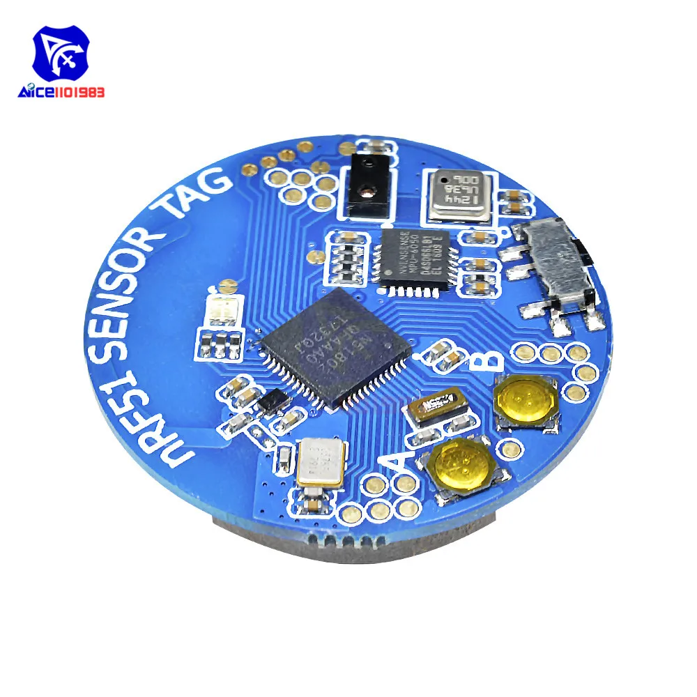 diymore NRF51802 Bluetooth 4.0 Temperature Air pressure Acceleration Gyroscope Ambient light sensor Module for Arduino | Электронные
