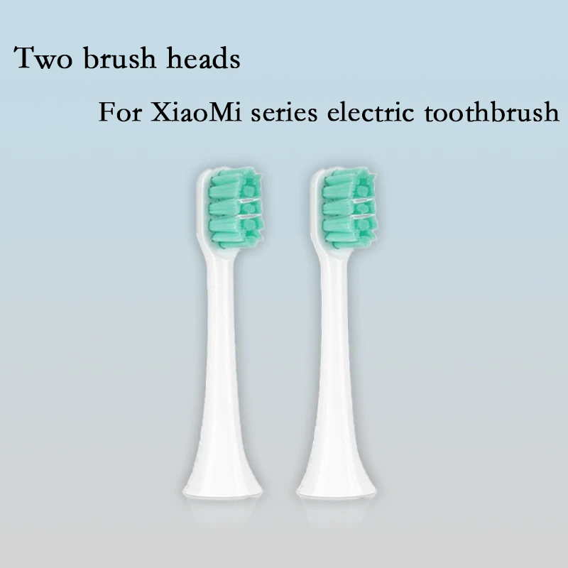 2 green brush heads Сменные насадки для зубных щеток Xiaomi, электрические насадки для зубных щеток SOOCAS SOOCARE X3 Xiaomi Mijia, насадки для зубных щеток 5 - Цвет: 2 green brush heads