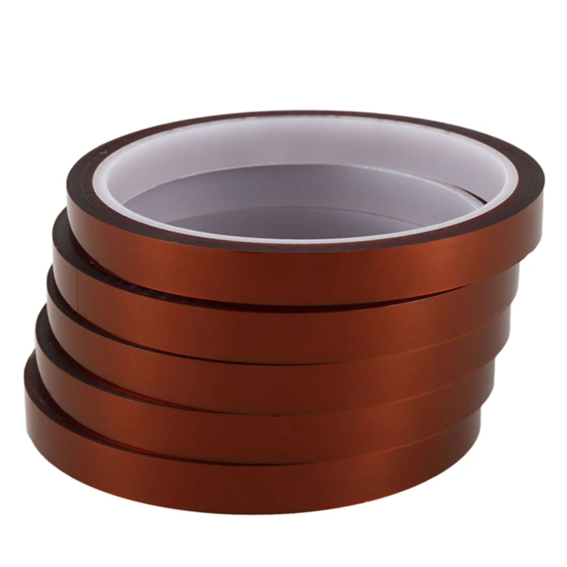 5 рулонов 10 мм * 3 термостойкая лента для сублимации передачи тепла коричневого