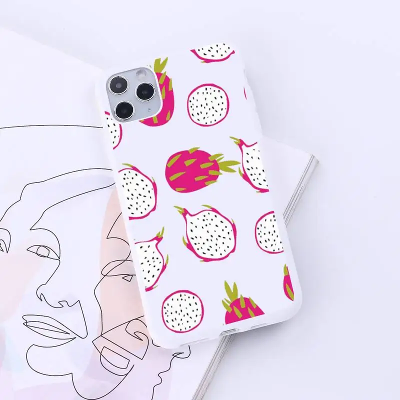 

Cartoon summer fruit fashion design Phone Case Candy Color for iPhone 6 7 8 11 12 s mini pro X XS XR MAX Plus